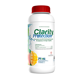 Clarity Protection Cera para recubrimiento postcosecha de papaya y mango.