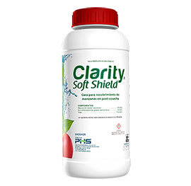 Clarity Soft Shield Emulsión de cera para manzanas o frutas de epidermis delicada.