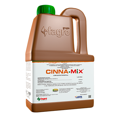 Cinna-Mix Producto insecticida repelente acaricida de amplio espectro y de origen orgánico.