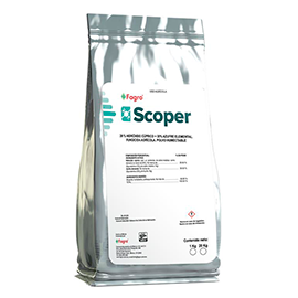 Scoper Hidróxido Cúprico 20% + Azufre Elemental 30% Fungicida. Polvo humectable