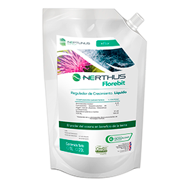  Growth regulator. Promotes flowering, relieves from abiotic stress, and nourishes the plant with the power of bioactive compounds from microalgae.